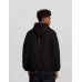 Ветровка Bershka Lightweight Hooded, черный Ветровка Bershka Lightweight Hooded, черный