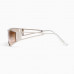 Солнцезащитные очки Bershka Metallic cycling, серебристый