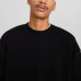 Свитшот Bershka Crew Neck, черный