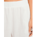 Кюлоты Bershka Rustic Cotton, белый Кюлоты Bershka Rustic Cotton, белый