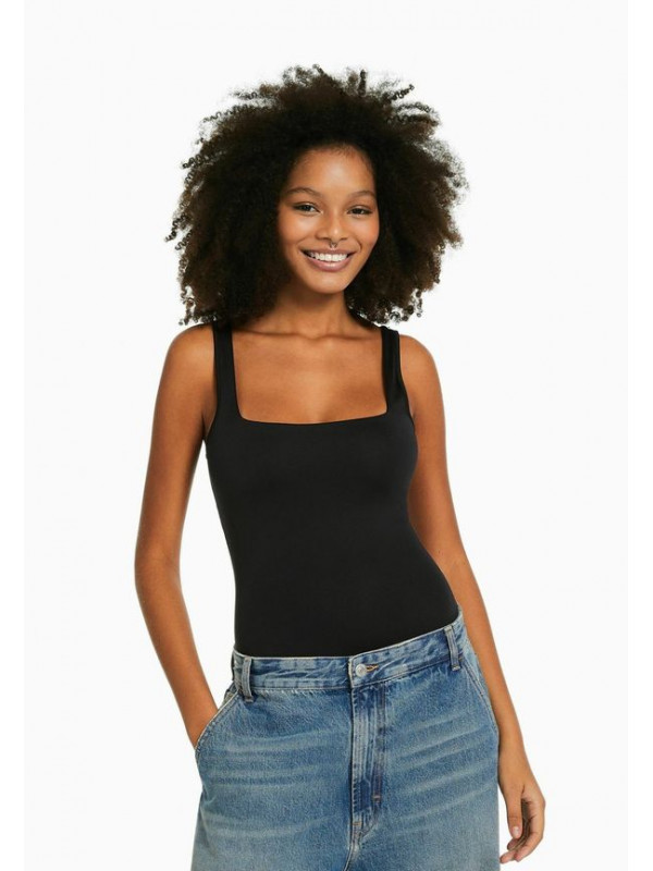 Топ Bershka, черный