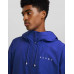 Ветровка Bershka Lightweight Hooded, синий
