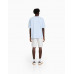 Шорты Bershka Cargo Bermuda Joggers, белый Шорты Bershka Cargo Bermuda Joggers, белый