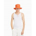 Шляпа Bershka Washed Effect Cotton Bucket, оранжевый Шляпа Bershka Washed Effect Cotton Bucket, оранжевый