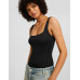 Боди Bershka Barbiecore Tank, черный