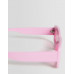 Солнцезащитные очки Bershka Barbiecore Rectangular, розовый