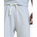 Шорты Bershka Textured Relaxed Fit Bermuda, голубой