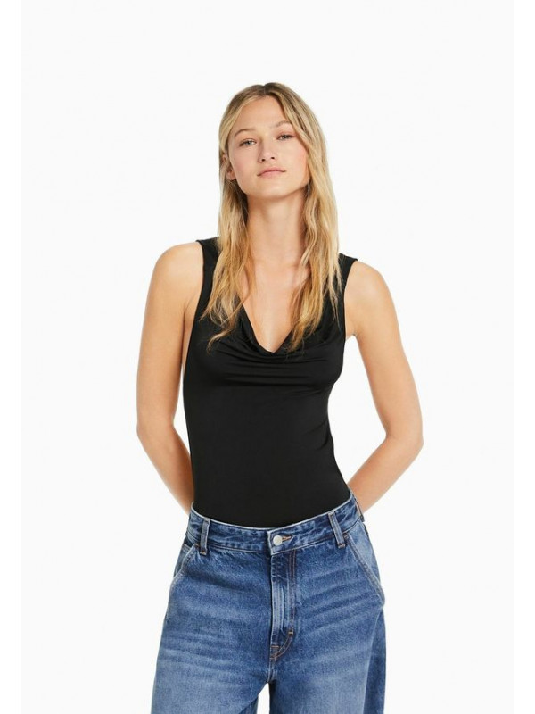 Топ Bershka, черный