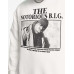 Белая толстовка с принтом спереди Bershka Biggie